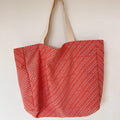 Tote Bag 'Recycled Rhubarb' - 100% recycled